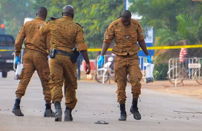 Lực lượng an ninh Burkina Faso. (Nguồn: EPA/TTXVN)