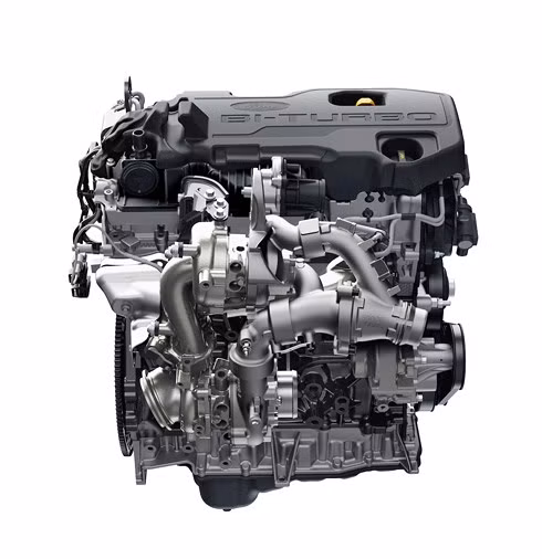 Ford Everest 2018 sẽ sử dụng bộ động cơ 2.0L TDCi Bi-Turbo của Ford Raptor.
