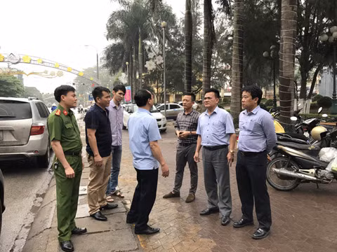 Đoàn kiểm tra tại TX Đông Triều 