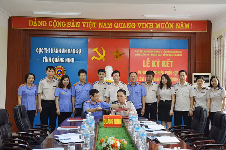 Cục THADS tỉnh, Viện KSND tỉnh ký kết 