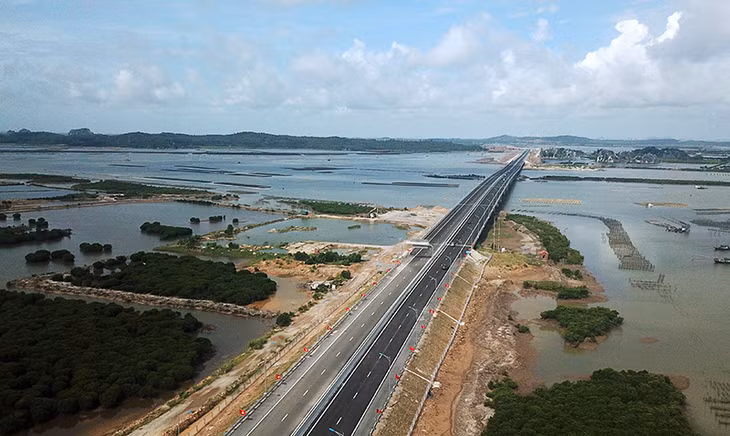 Cao tốc Hạ Long - Hải Phòng chính thức đi vào sử dụng từ tháng 9/2018.