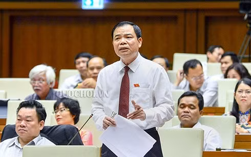 Bộ trưởng Bộ Nông nghiệp và Phát triển nông thôn Nguyễn Xuân Cường (Ảnh: Quochoi.vn)