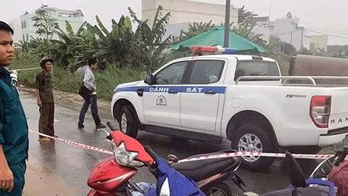 Hiện trường vụ án mạng.
