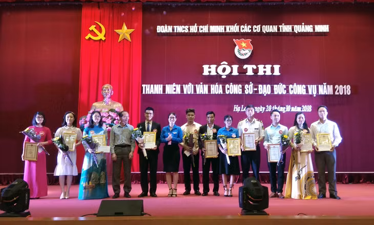 Hội thi thanh niên với văn hóa công sở - đạo đức công vụ năm 2018 góp phần rèn luyện năng lực, kỷ cương cho đội ngũ cán bộ đoàn. 