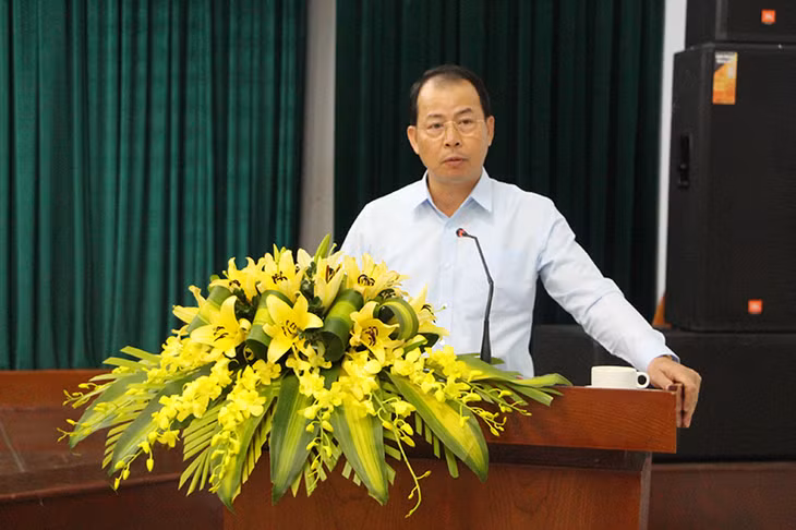Lãnh đạo TKV báo cáo tại buổi làm việc.