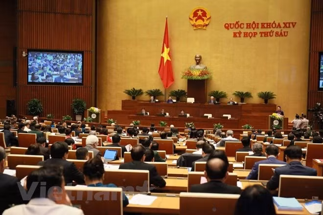 Kỷ họp thứ 6, Quốc hội khóa 14. (Ảnh: Đức Duy/Vietnam+)