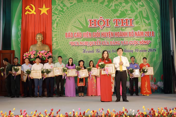 40 thí sinh xuất sắc nhất sẽ tham dự hội thi báo cáo viên giỏi cấp tỉnh diễn ra từ ngày 25 - 26/10/2018