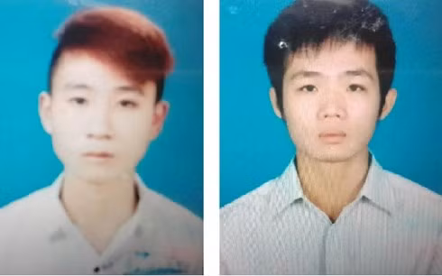 Hai bị can bị khởi tố Bùi Quang Trọng và Nguyễn Văn Thành