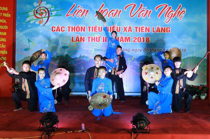Tổ chức Liên hoan văn nghệ các thôn tiêu biểu xã Tiên Lãng lần thứ II-2018