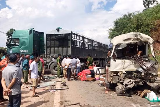 Hiện trường vụ tai nạn. Ảnh: baosonla.org.vn