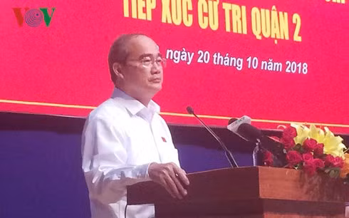 Bí thư Thành ủy TPHCM Nguyễn Thiện Nhân.