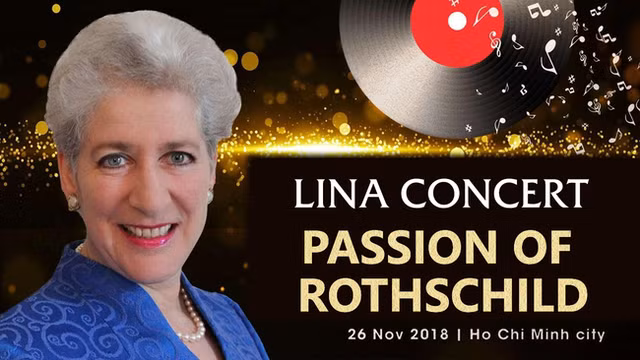 Bà Charlotte De Rothschild – thành viên của gia tộc Rothschild sẽ tổ chức một buổi hòa nhạc tại TP Hồ Chí Minh