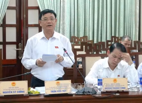 Trưởng Ban Công tác đại biểu của Ủy ban Thường vụ Quốc hội Trần Văn Túy. Ảnh: Tường Vi/TTXVN