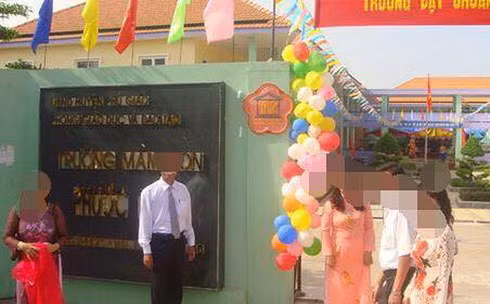 Trường mầm non Phước Vĩnh.