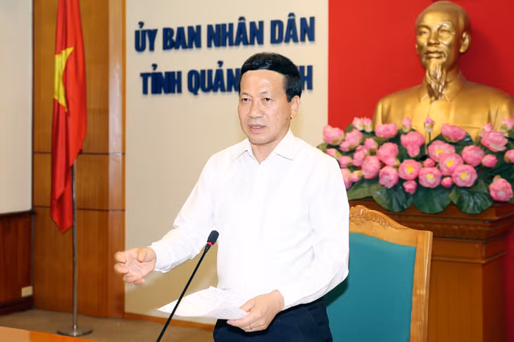 Đồng chí Nguyễn Văn Thành, Phó Chủ tịch UBND tỉnh kết luận cuộc họp.