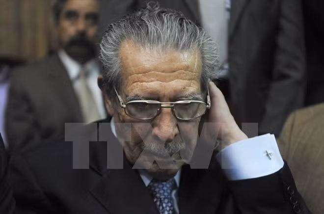 Cựu độc tài Guatemala Efraín Ríos Montt. (Nguồn: AFP/TTXVN)