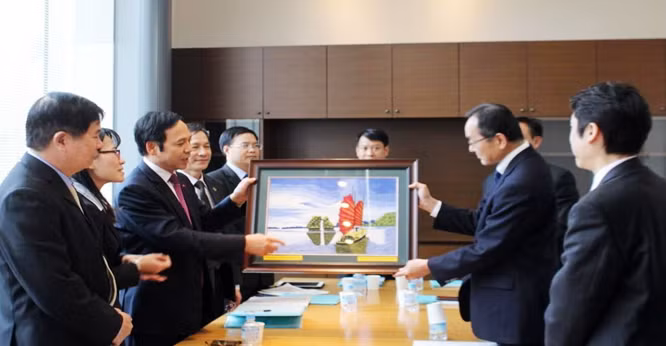 Thăm xã giao văn phòng Jica (Tokyo)