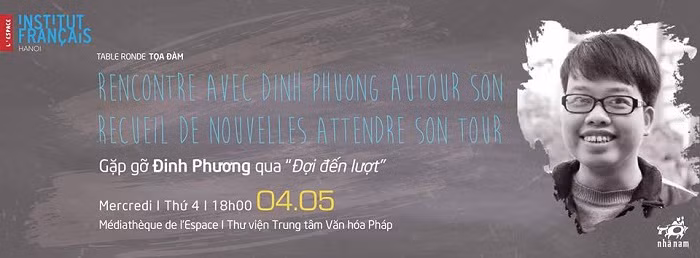 Giấy mời tham dự buổi ra mắt sách Đợi đến lượt.