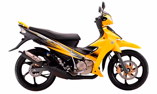 Yamaha 125ZR 2016 với màu vàng mới.
