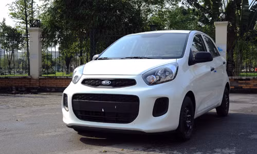 Kia Morning van 2016 ở Hà Nội. 