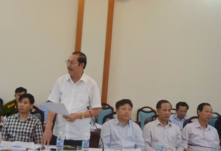 Phó Chủ tịch Hiệp hội doanh nghiêp tỉnh Đào Duy Hảo đề xuất một số vấn đề.