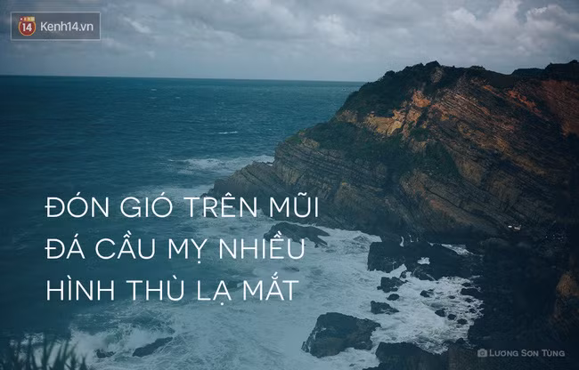 Được mệnh danh là nơi đón bình minh đẹp nhất ở Cô Tô, Cầu Mỵ là sự kết hợp giữa những bãi đá có hình thù lạ mắt cùng lớp sóng vô xanh biếc của biển Cô Tô. Các lớp đá với những màu sắc khách nhau, hình thù khác nhau khiến cho khung cảnh hiện ở đây lên như 1 bức tranh sống động, mang đầy nét sáng tạo của thiên nhiên. Các cặp đôi cũng đừng bỏ qua địa điểm siêu lãng mạn này. Nắm tay nhau và cùng đón gió trên mũi đá Cầu Mỵ xứng đáng là một trải nghiệm cần thực hiện 1 lần trong đời.