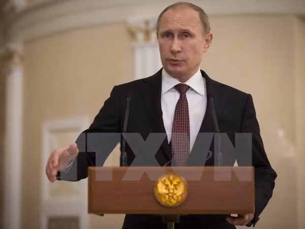  Tổng thống Nga Vladimir Putin. (Nguồn: AFP/TTXVN)