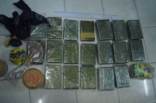 Số ma túy lực lượng chức năng thu được khi khám xét nơi ở của "ông trùm" Lê Văn Kiểm