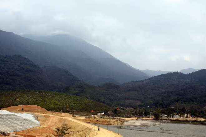 Những dãy núi điệp trùng ở Tam Đảo nơi có nhiều nấm lim xanh.