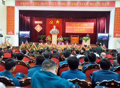 Quang cảnh lễ kỷ niệm.