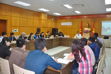 Quang cảnh lớp bồi dưỡng.
