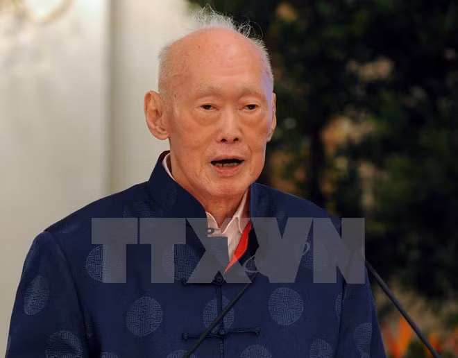 Cựu Thủ tướng Singapore Lý Quang Diệu. (Nguồn: AFP/TTXVN)