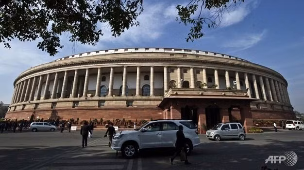 Tòa nhà Quốc hội Ấn Độ tại Delhi - Ảnh: AFP