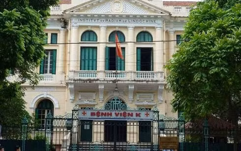  Bệnh viện K Trung ương - nơi diễn ra vụ tố cáo một nữ điều dưỡng Bệnh viện K Trung ương vòi tiền bệnh nhân (ảnh: giadinh.net.vn)