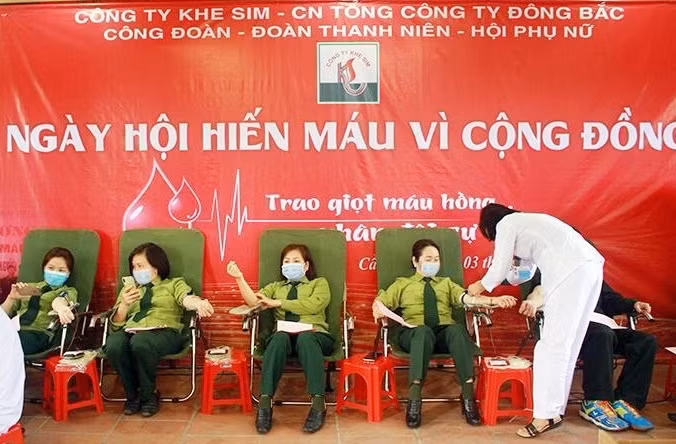 hơn 300 cán bộ, hội viên phụ nữ TCT Đông Bắc, đoàn viên thanh niên và đoàn viên công đoàn trong toàn TCT đã tham gia hiến được hơn 300 đơn vị máu. 