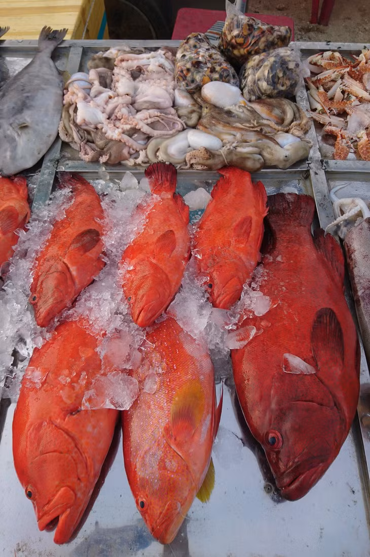 Các đặc sản ở Lý Sơn.