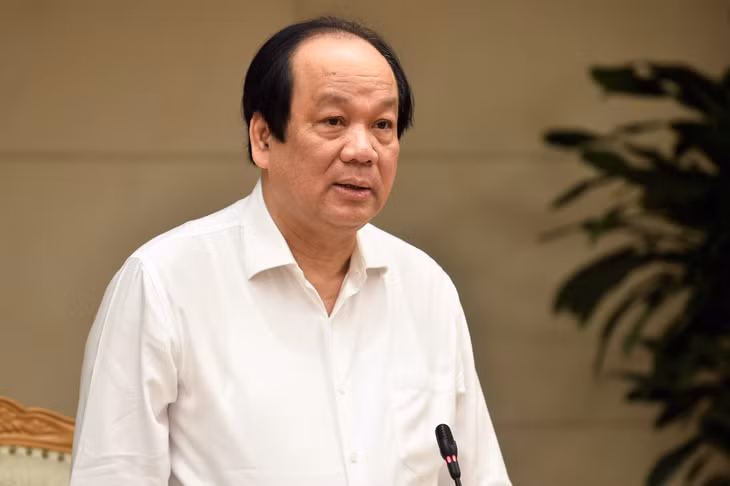 Bộ trưởng, Chủ nhiệm VPCP Mai Tiến Dũng phát biểu tại cuộc họp. - Ảnh: VGP/Nhật Bắc