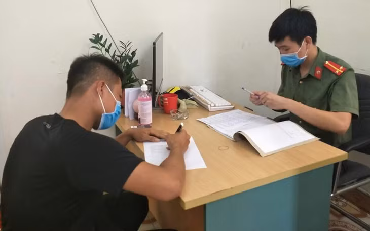  Đối tượng Phạm Công Kỳ tại cơ quan điều tra
