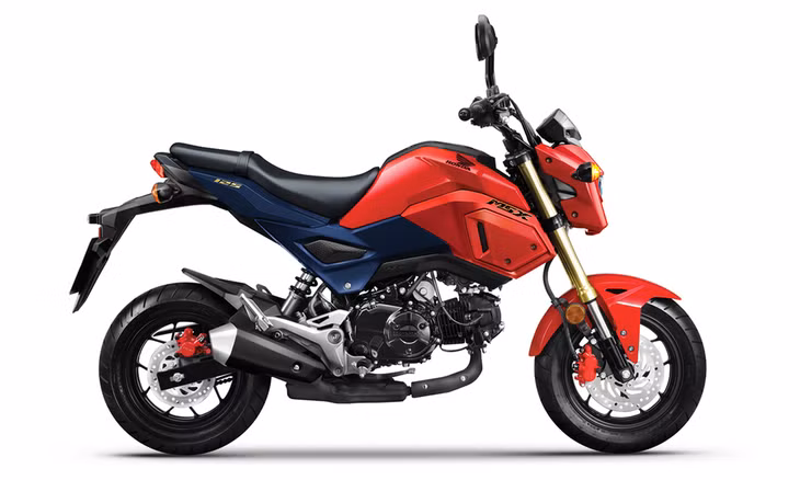 MSX125 với tông màu đỏ xanh mới. Ảnh: Honda