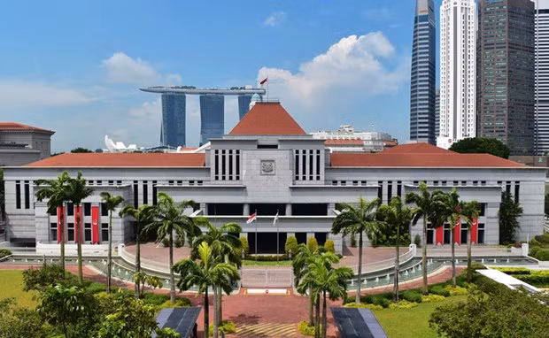 Bên ngoài tòa nhà Quốc hội Singapore. (Ảnh: Parliament of Singapore)