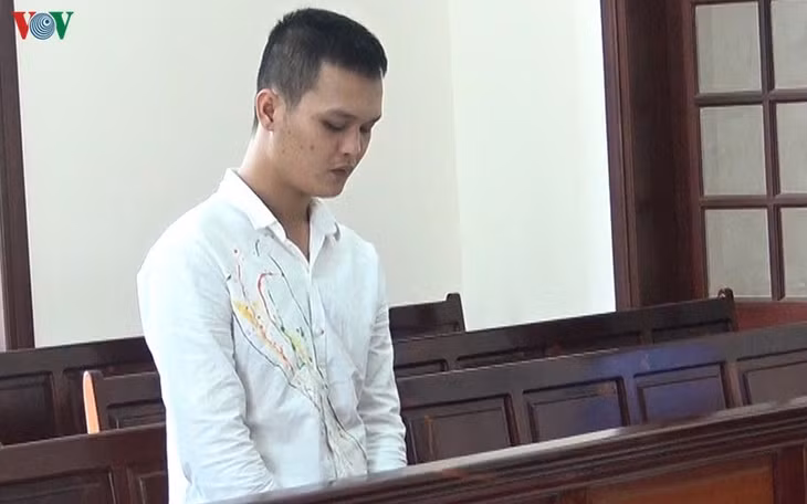  Bị cáo Vũ tại phiên tòa