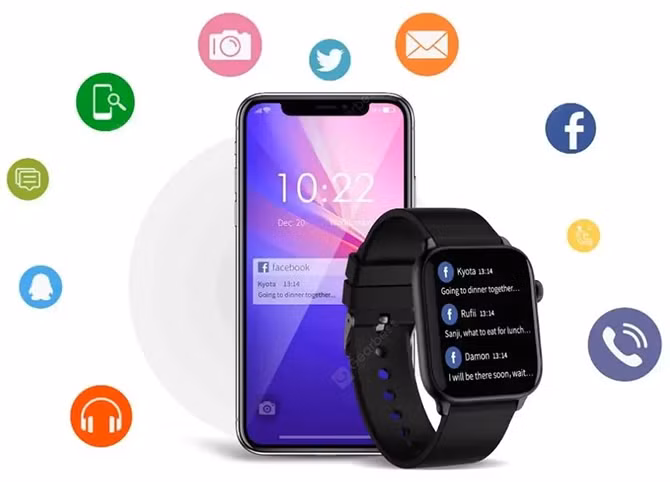 Sản phẩm kết nối với điện thoại Android và iPhone.