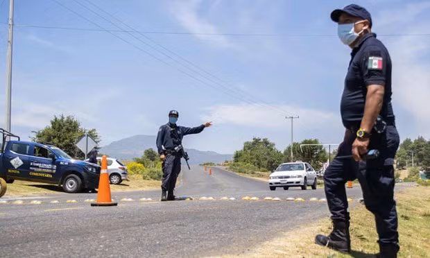 Cảnh sát Mexico làm nhiệm vụ tại bang Michoacán. (Nguồn: AFP)