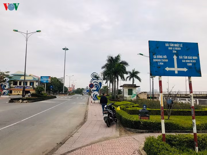 Thành phố Đồng Hới cũng cảm nhận được rung lắc.