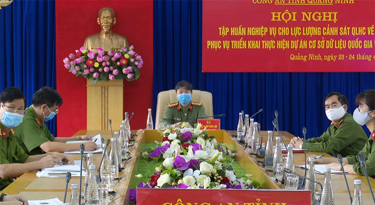 Quang cảnh buổi tập huấn tại điểm cầu Quảng Ninh.