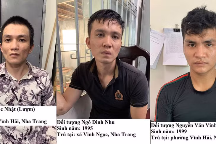 Các đối tượng tại cơ quan công an.
