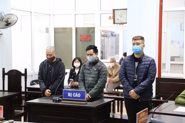 Các bị cáo tại tòa