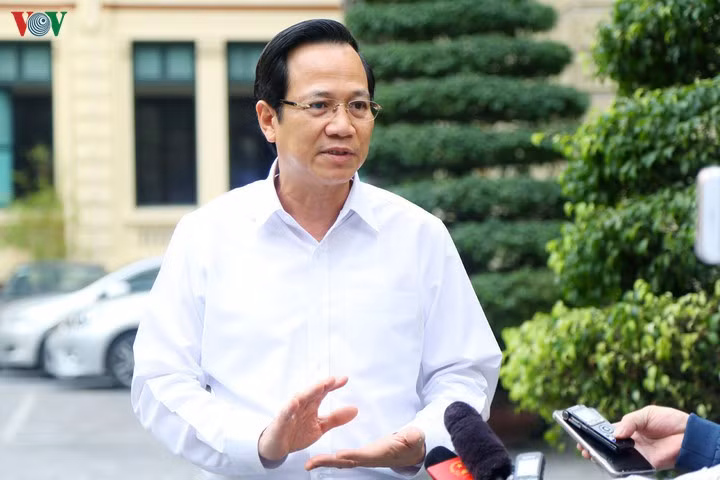 Bộ trưởng Bộ LĐ-TB-XH Đào Ngọc Dung.