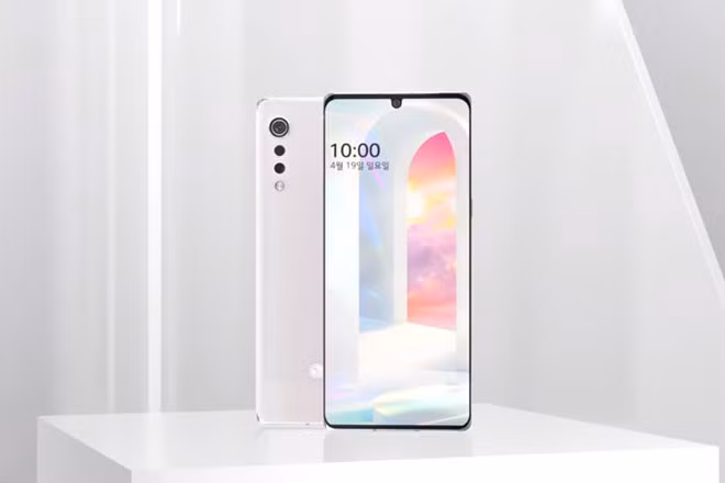 Đã có cái nhìn rõ ràng hơn về thiết kế của LG Velvet. Ảnh: LG