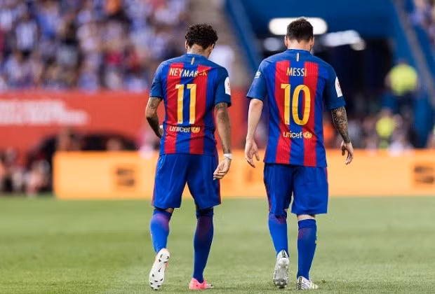 Neymar đến Barca và đã ra đi năm 2017.